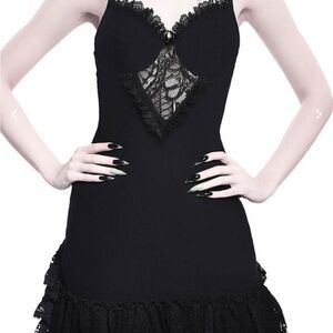 Killstar BLACK Vivienne Bustle Dress (NWOT)